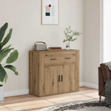 Sideboard Artisian Oak 80x33x70 cm Engineered Wood 857076