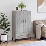 Highboard Grey Sonoma 69.5x31x115 cm Engineered Wood 828242