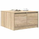 ZNTS Coffee Table with Drawers Sonoma Oak 70.5x70x40 cm 3328410