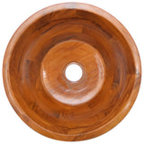 Basin Solid Teak Wood 40x20 cm 326161