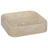 Sink Cream 40x40x10 cm Marble 149180