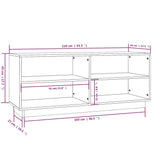 Shoe Cabinet 110x34x45 cm Solid Wood Pine 813540
