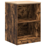 Garage Storage Cabinet Smoked Oak 60x51x85 cm Solid Wood Pine 860548
