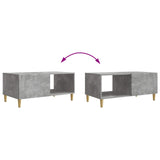 Coffee Table Concrete Grey 90 x 50 x 40 cm Engineered Wood 894728
