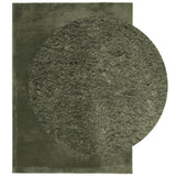 Rug HUARTE Short Pile Soft and Washable Forest Green 160x230 cm 375098