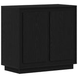 Sideboard Black Oak 80 x 40 x 75 cm Engineered Wood 862133