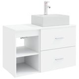 Bathroom Furniture Set 2 pcs White Engineered Wood 3403888