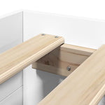 Bed Frame without Mattress White 90x200 cm Engineered Wood 3295492