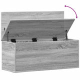 Storage Box Grey Sonoma 90x35x35 cm Engineered Wood 840686