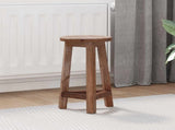 Stool Natural 28 x 28 x 50 cm Mahogany Wood 42012391