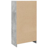 Bookcase Concrete Grey 57x28,5x107,5 cm Engineered Wood 848006