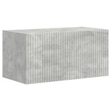 TV Wall Cabinet Set 4 pcs Concrete Grey Engineered Wood 3408910