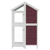 Bird House Mocha 97x81x152 cm Solid Wood Pine 172260