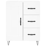 Highboard White 69.5x34x180 cm Engineered Wood 3190013