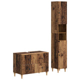 2 Piece Bathroom Cabinet Set ALKMAAR Old Wood Engineered Wood 3417511