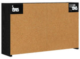 Bathroom Mirror Cabinet Black Oak 60 x 14.5 x 50 cm 889072