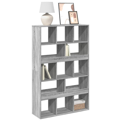 Bookcase Grey Sonoma 100x33x156.5 cm Engineered Wood 3309371