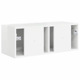 TV Wall Cabinet Gloss White 78.5 x 31 x 29.5 cm Engineered Wood 892217
