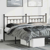 Metal Replace Headboard Black 193 cm 353574