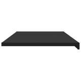 Window Sill Black with wood grain 140 x 50 x 4.5 cm PVC 42046884