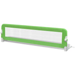 Toddler Safety Bed Rail 2 pcs Green 150x42 cm 276084