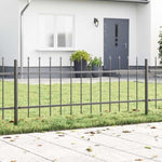 Garden Fence Grey 8.5 x 0.6 m Powder-coated steel 3334088
