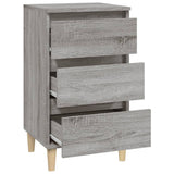 Bedside Cabinet Grey Sonoma 40x35x70 cm Engineered Wood 819666