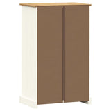 Shoe Cabinet VIGO White 60x35x96 cm Solid Wood Pine 353167