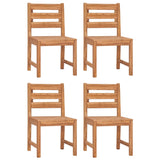 Garden Chairs 4 pcs Solid Wood Teak 3157174