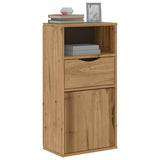 ZNTS Side Cabinet with Drawer ODDA 40x24x79 cm Solid Wood Pine 4103599