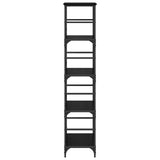 Bookshelf Black Oak 50x33x153cm Engineered Wood 882756