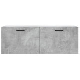 Wall Cabinet Concrete Grey 100x36.5x35 cm Engineered Wood 830152