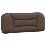 Bed Frame with LED without Mattress "Hvar" Brown 100x200 cm 3213915