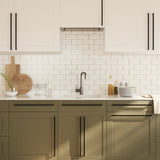 Cabinet Handles 10 pcs Black 480 mm Stainless Steel 3203678