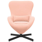 Egg Chair Pink 63 x 73 x 90 cm Fabric 42002770