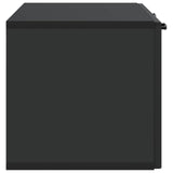 Wall-Mounted TV Cabinet Black 78.5 x 31 x 30 cm Engineered Wood 899396