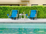 Folding Beach Chair Set of 2 for Adults, 4 Position Portable Backpack Foldable 58135440