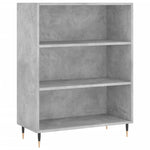 Highboard Concrete Grey 69.5x34x180 cm Engineered Wood 3198709