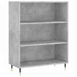 Highboard Concrete Grey 69.5x34x180 cm Engineered Wood 3198709