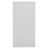 Locker Cabinets 2 pcs Light Grey and Red 90x45x92.5 cm Steel 3095233