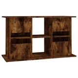 Aquarium Stand Smoked Oak 101x41x58 cm Engineered Wood 833612