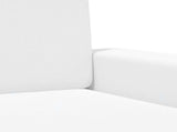 Armchair White Fabric 42043464