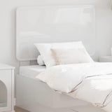 Headboard Gloss White Engineered wood 887928