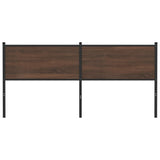 Replace Headboard Brown Oak 180 cm Engineered Wood and Steel 4007801