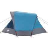 Camping Tent Cabin 4-Person Blue Waterproof 4100665