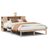 Bookcase Bed without Mattress 140x200 cm Solid Wood Pine 3321540