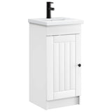 Bathroom Vanity with Sink White 42 x 40 x 84.5 cm 890024