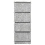 Sideboard Concrete Grey 37.5x35x99 cm Engineered Wood 861700