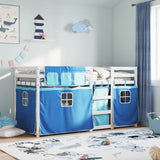 Bunk Bed without Mattress Blue 80x200 cm Solid Wood Pine 3283902