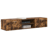 Wooden Cabinet Smoked Oak 150 x 39 x 30 cm Engineered Wood 880236